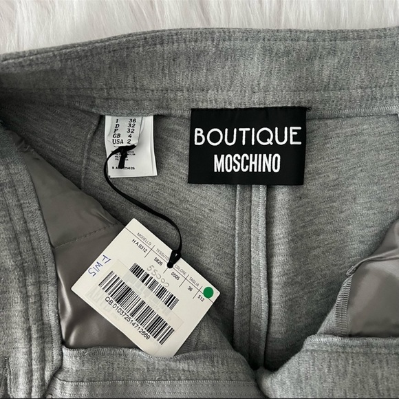 NWT Moschino Boutique Grey Pants - Picture 7 of 8